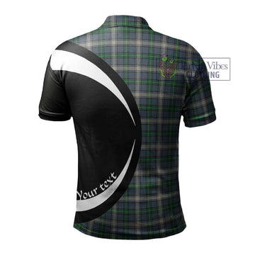MacDowall (McDowall) Tartan Men's Polo Shirt with Family Crest Circle Style - Tartan Vibes Clothing