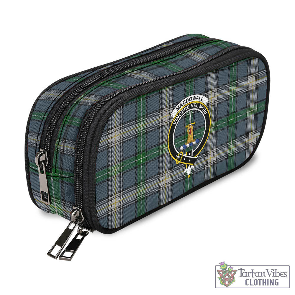 Tartan Vibes Clothing MacDowall Tartan Pen and Pencil Case with Family Crest