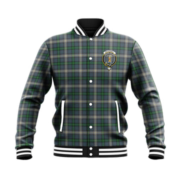 MacDowall (McDowall) Tartan Baseball Jacket with Family Crest