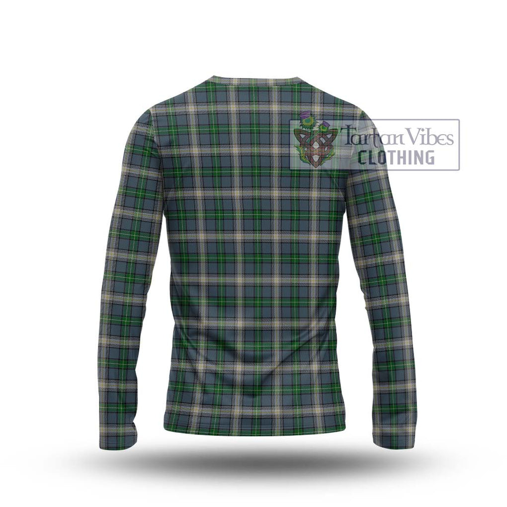 MacDowall (McDowall) Tartan Long Sleeve T-Shirt with Family Crest DNA In Me Style - Tartan Vibes Clothing