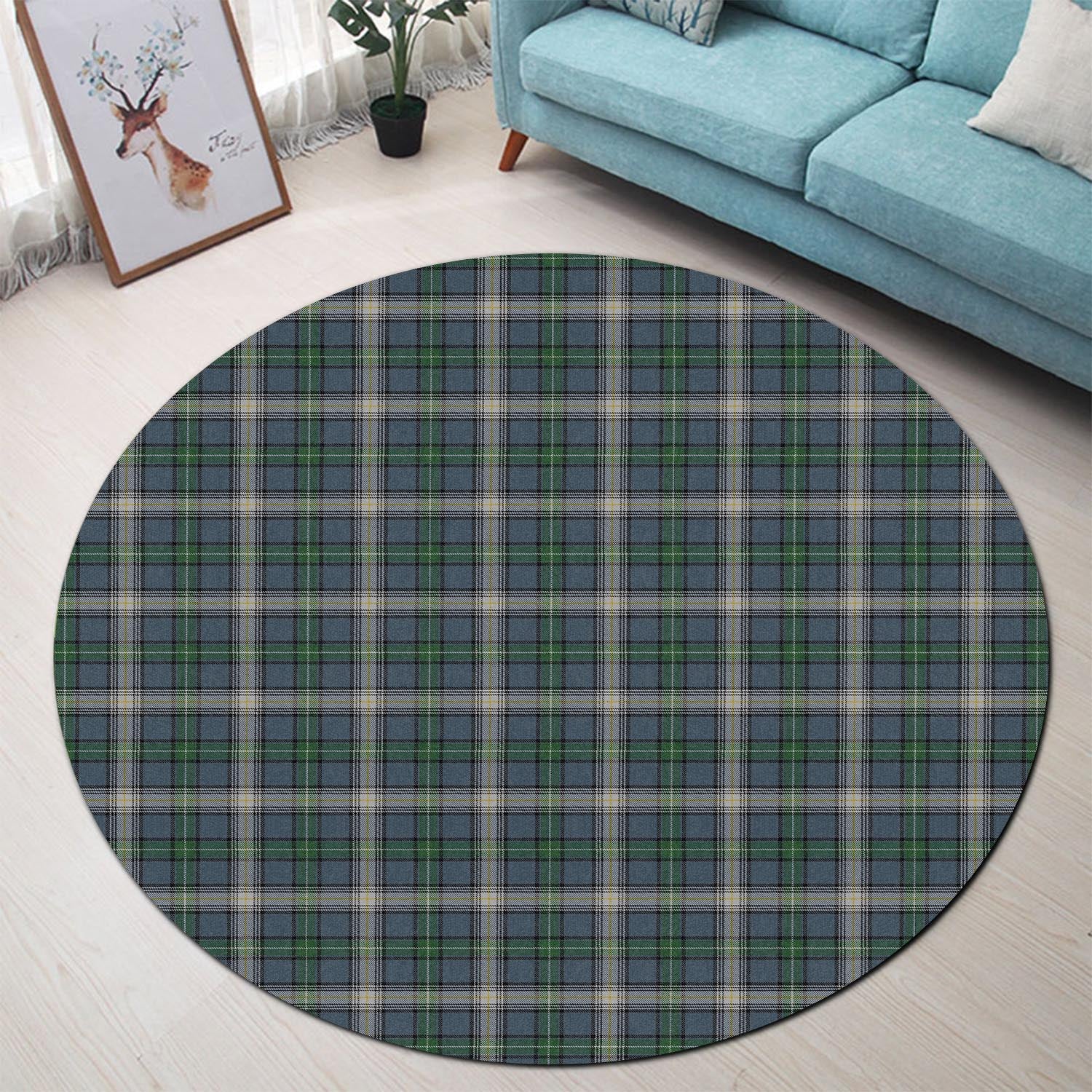 MacDowall (McDowall) Tartan Round Rug - Tartan Vibes Clothing