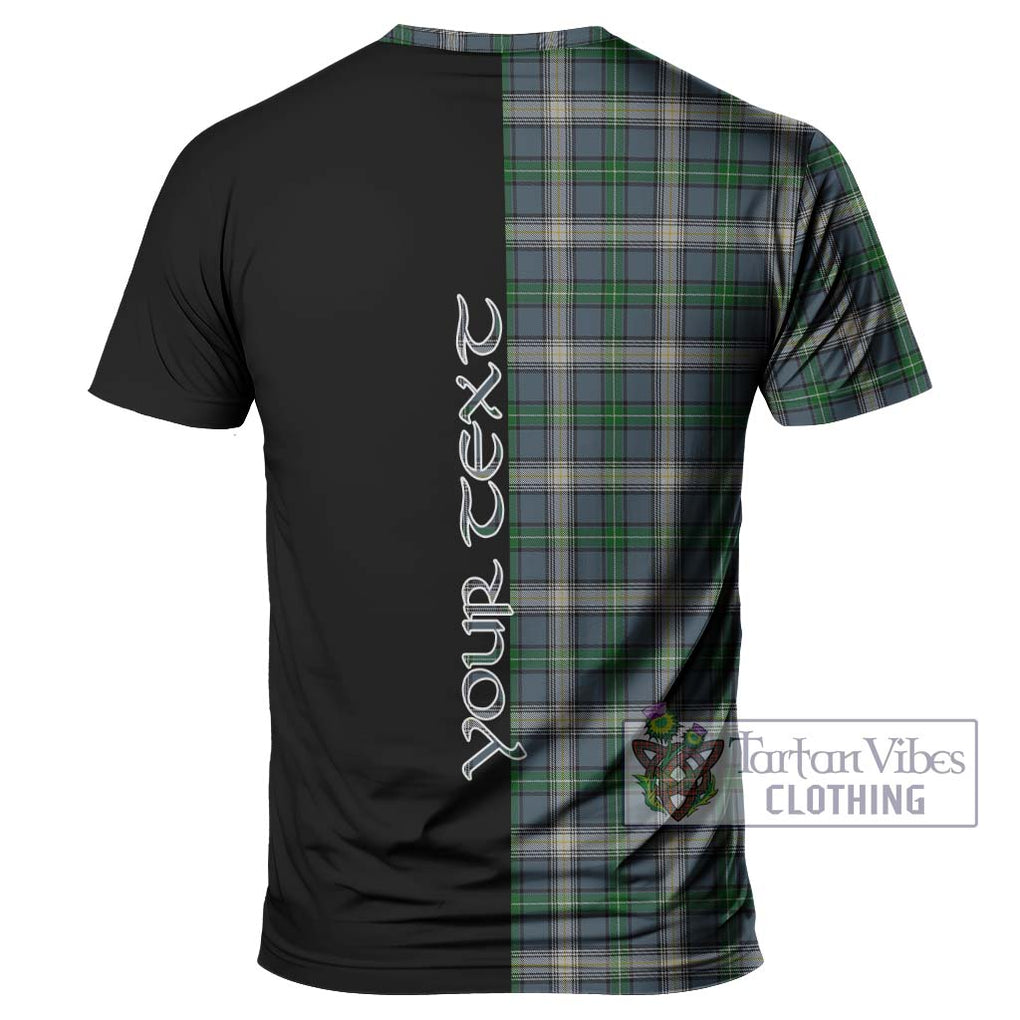 MacDowall (McDowall) Tartan T-Shirt with Family Crest and Half Of Me Style - Tartanvibesclothing Shop