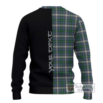 MacDowall (McDowall) Tartan Ugly Sweater with Family Crest and Half Of Me Style - Tartan Vibes Clothing