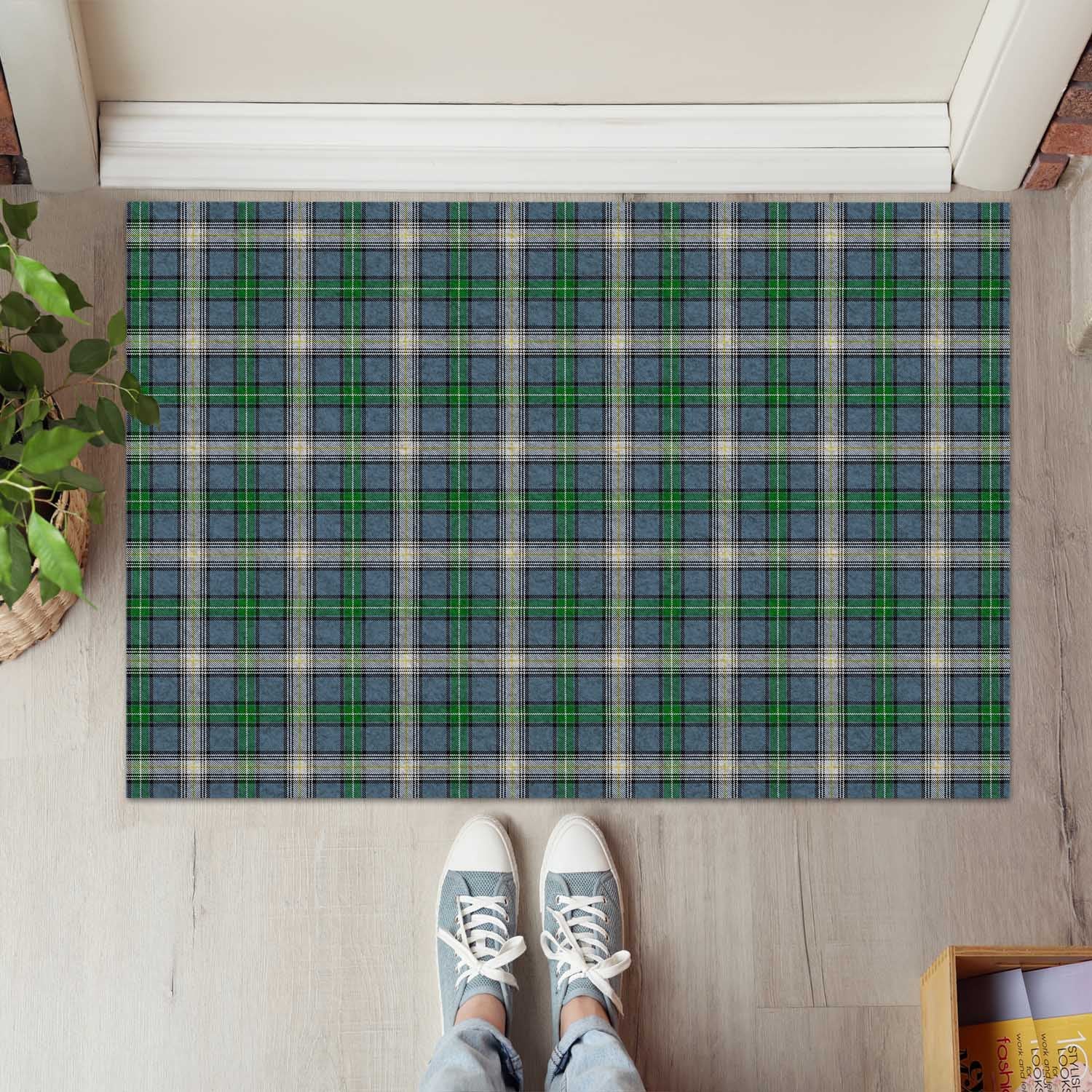MacDowall (McDowall) Tartan Rubber Doormat - Tartan Vibes Clothing