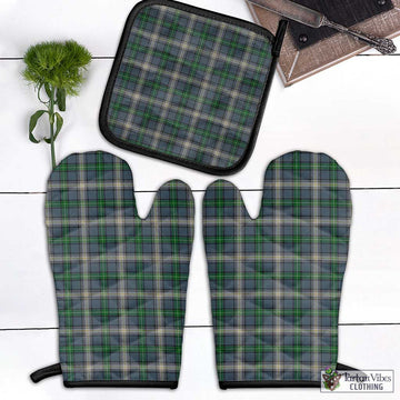 MacDowall (McDowall) Tartan Combo Oven Mitt & Pot-Holder Black - Tartan Vibes Clothing