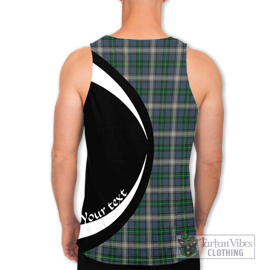 MacDowall (McDowall) Tartan Men's Tank Top with Family Crest Circle Style - Tartan Vibes Clothing