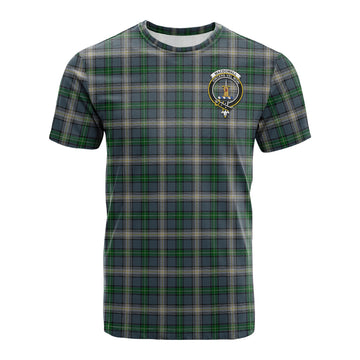 MacDowall (McDowall) Tartan T-Shirt with Family Crest