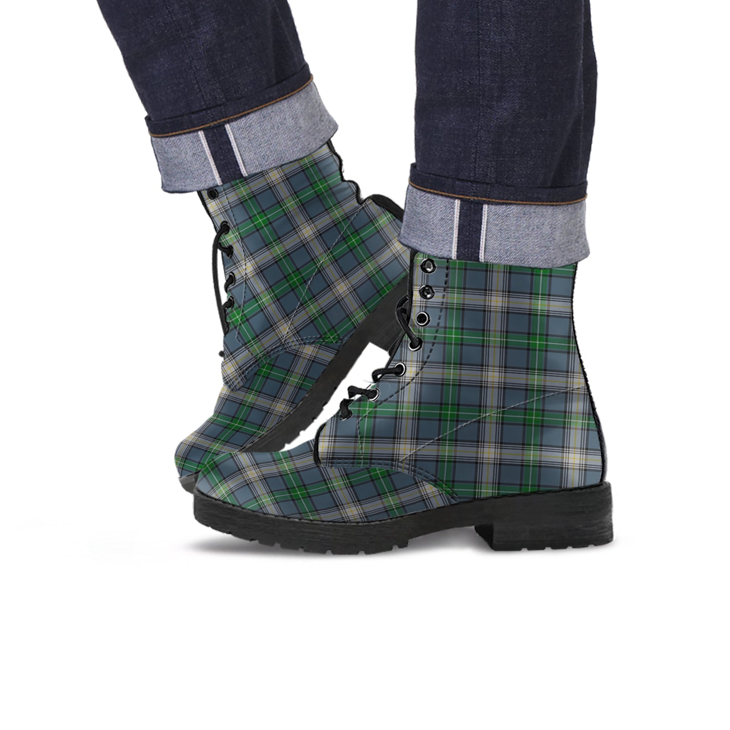 MacDowall (McDowall) Tartan Leather Boots - Tartan Vibes Clothing