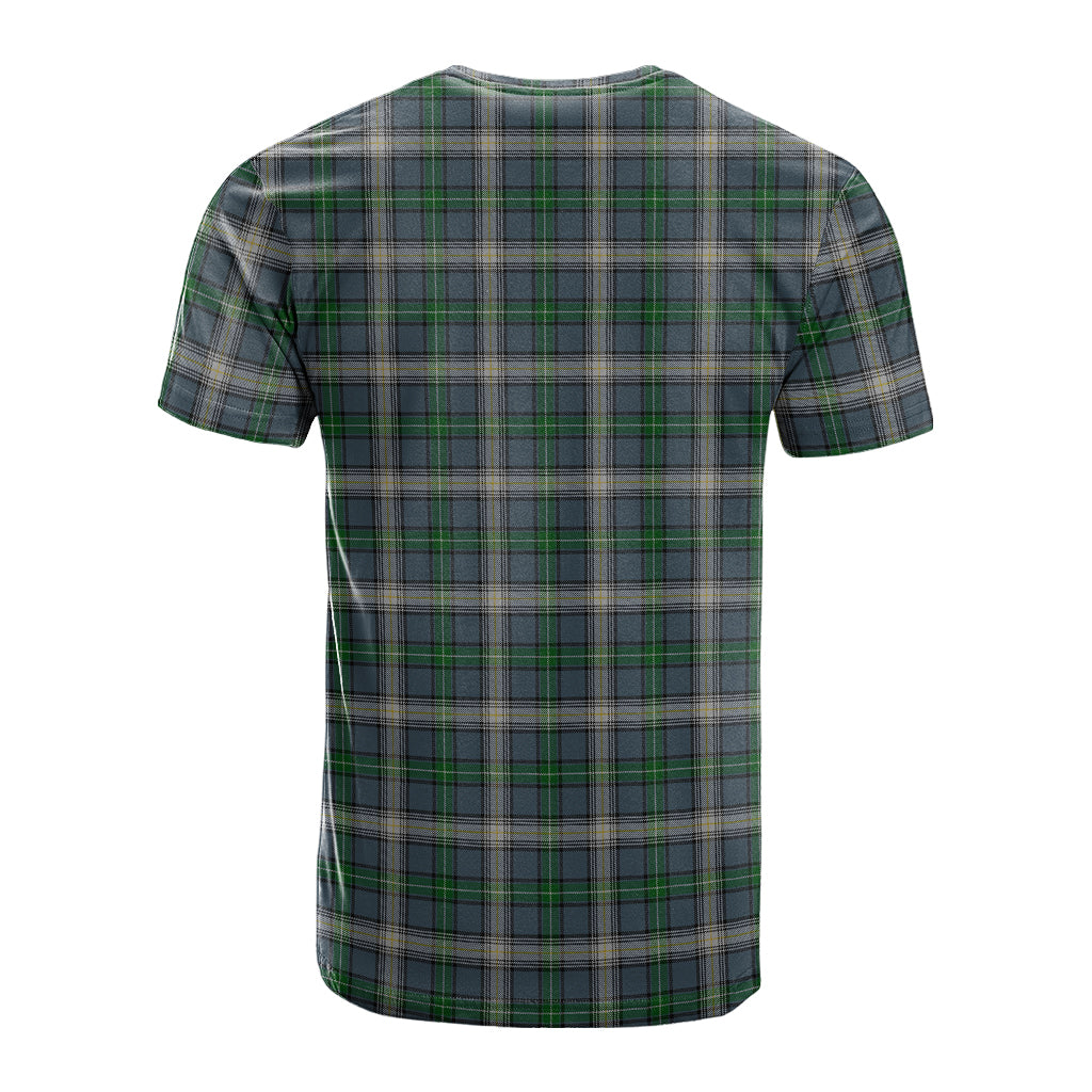 MacDowall (McDowall) Tartan T-Shirt with Family Crest - Tartan Vibes Clothing