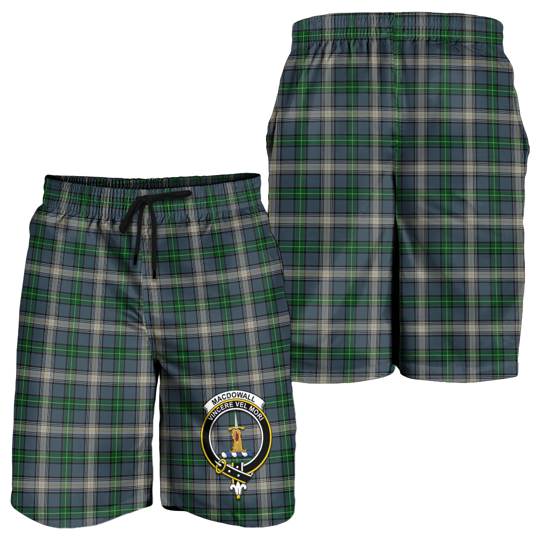 MacDowall (McDowall) Tartan Mens Shorts with Family Crest - Tartan Vibes Clothing