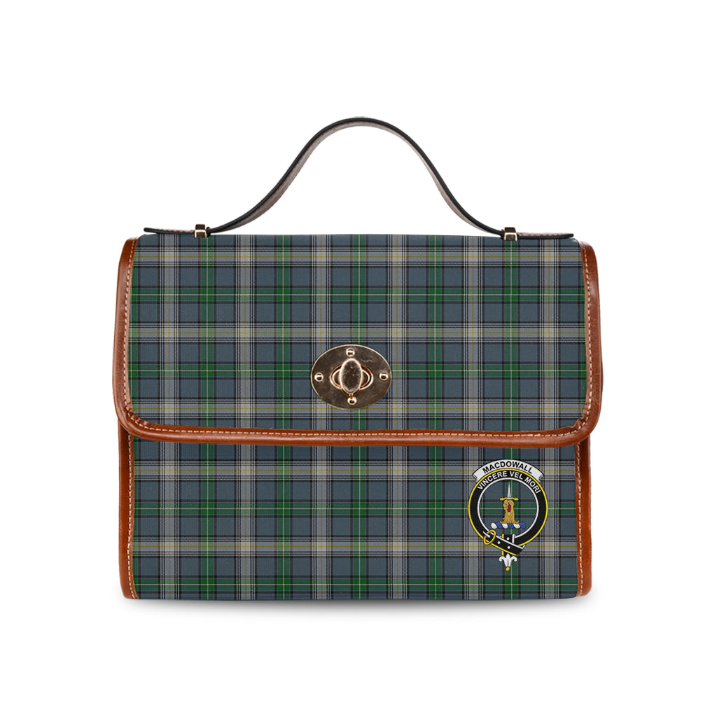 macdowall-tartan-leather-strap-waterproof-canvas-bag-with-family-crest