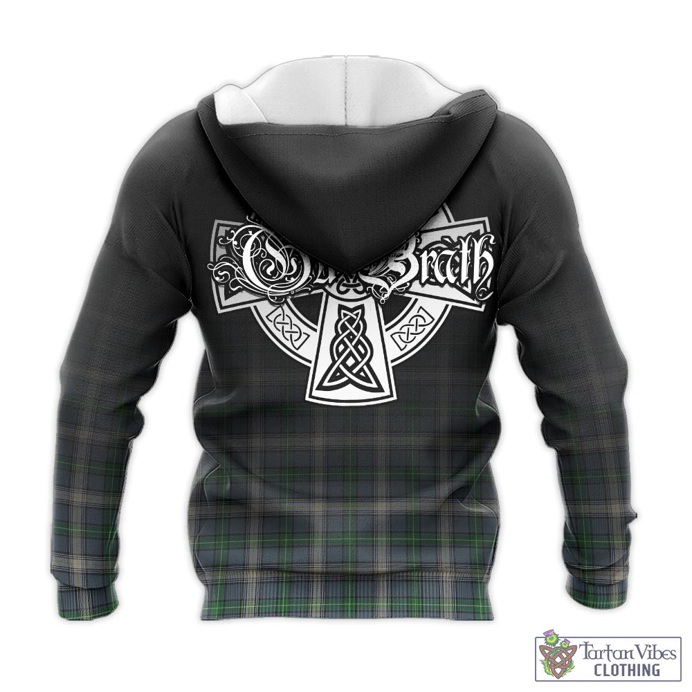 MacDowall (McDowall) Tartan Knitted Hoodie Featuring Alba Gu Brath Family Crest Celtic Inspired - Tartan Vibes Clothing