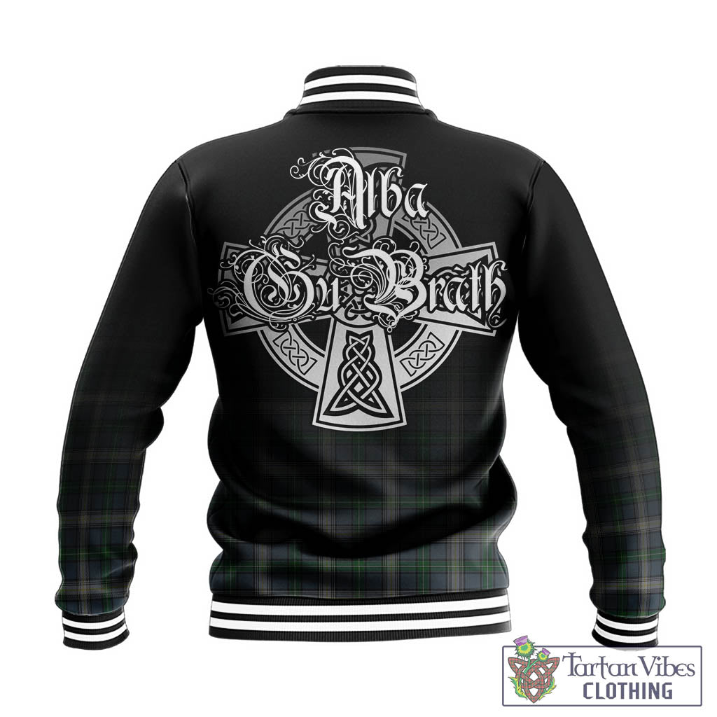 MacDowall (McDowall) Tartan Baseball Jacket Featuring Alba Gu Brath Family Crest Celtic Inspired - Tartan Vibes Clothing