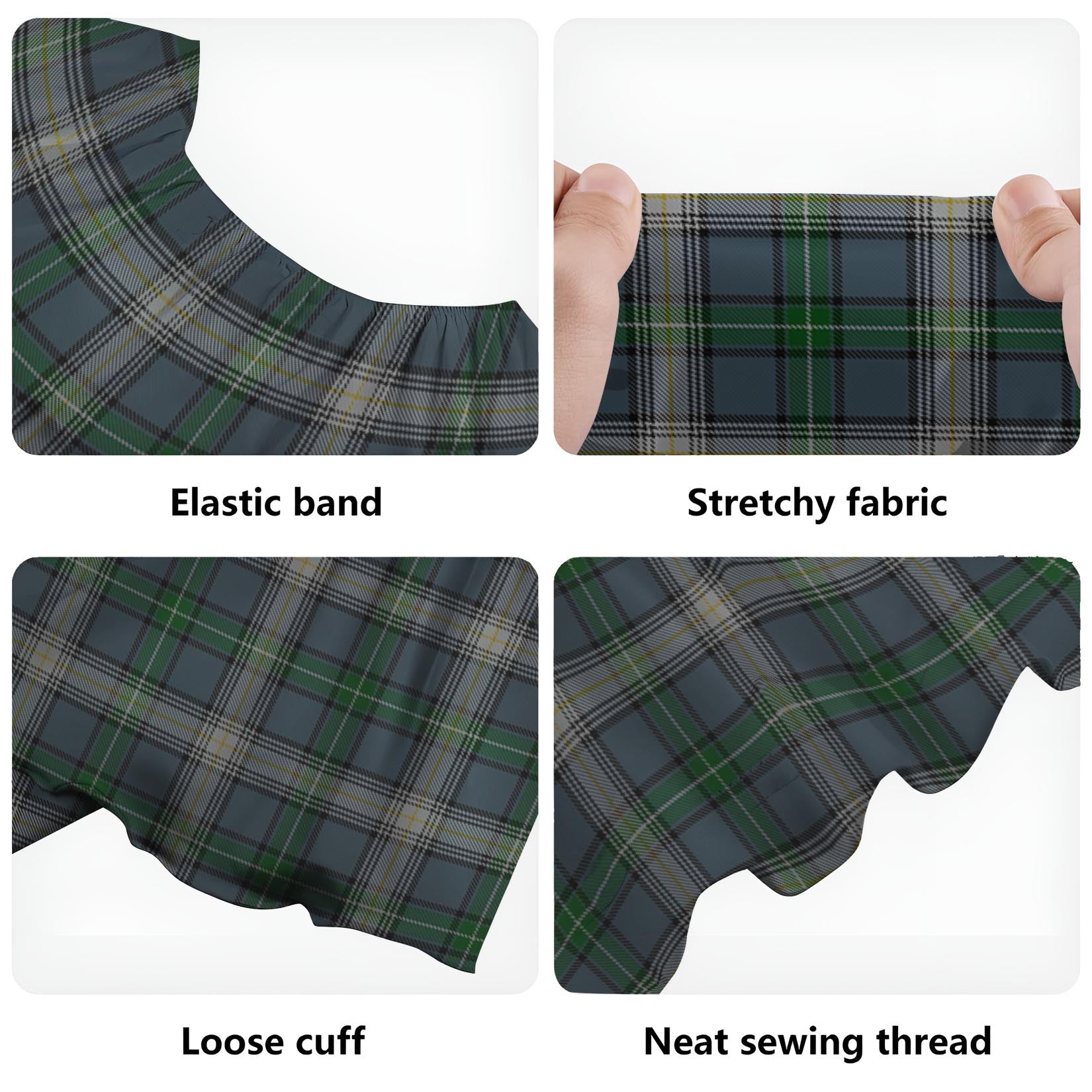 MacDowall (McDowall) Tartan Off Shoulder Long Dress - Tartan Vibes Clothing