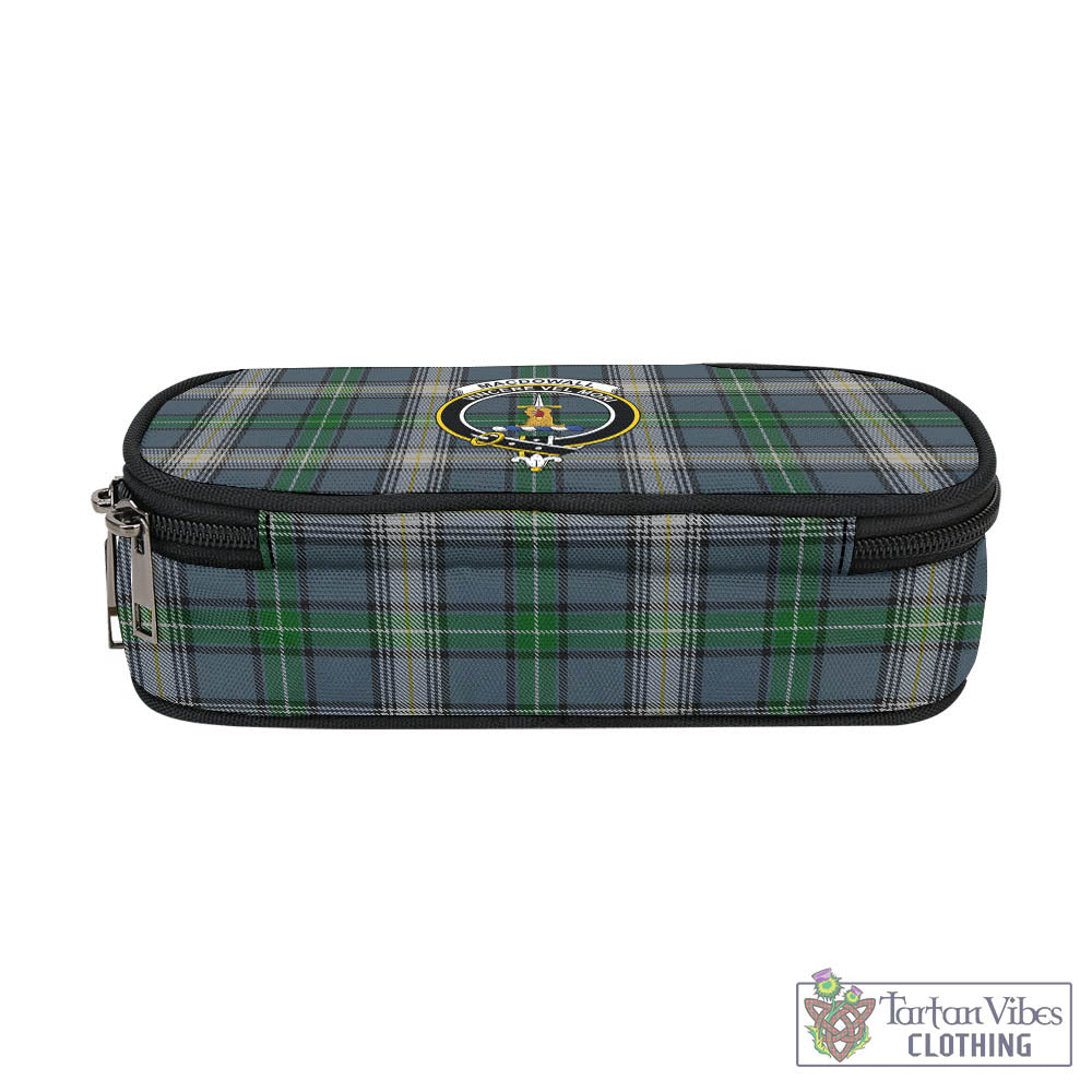 Tartan Vibes Clothing MacDowall Tartan Pen and Pencil Case with Family Crest