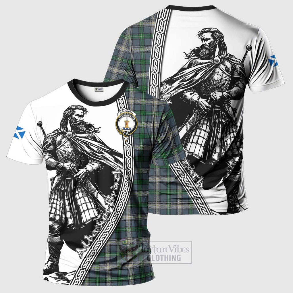 MacDowall (McDowall) Tartan Clan Crest T-Shirt with Highlander Warrior Celtic Style Kid's Shirt - Tartan Vibes Clothing