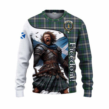 Tartan Vibes Clothing MacDowall (McDowall) Crest Tartan Knitted Sweater Inspired by the Freedom of Scottish Warrior
