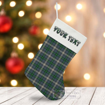 MacDowall (McDowall) Tartan Christmas Stocking with Personalized Text - Tartan Vibes Clothing
