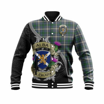 MacDowall (McDowall) Tartan Family Crest Baseball Jacket Lion Rampant Royal Thistle Shield Celtic Inspired Unisex - Tartan Vibes Clothing