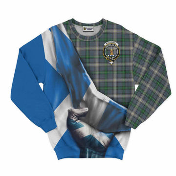 MacDowall (McDowall) Tartan Sweatshirt with Family Crest Scotland Patriotic Style Unisex - Tartan Vibes Clothing