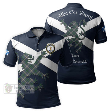 MacDowall (McDowall) Tartan Lion Rampant Polo Shirt Proudly Display Your Heritage with Alba Gu Brath and Clan Name Kid - Tartan Vibes Clothing