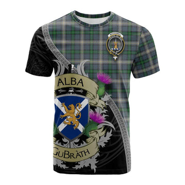 MacDowall (McDowall) Tartan Family Crest Cotton T-shirt Lion Rampant Royal Thistle Shield Celtic Inspired Kid's Shirt - Tartan Vibes Clothing