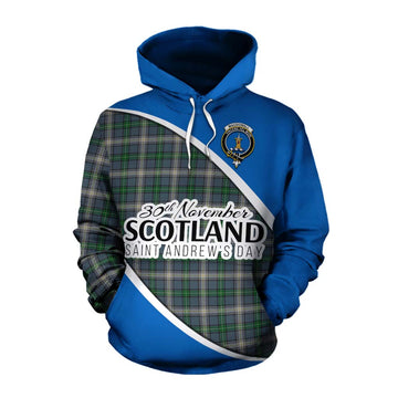 MacDowall (McDowall) Family Crest Tartan Cotton Hoodie Celebrate Saint Andrew's Day in Style Pullover Hoodie XS - Tartan Vibes Clothing