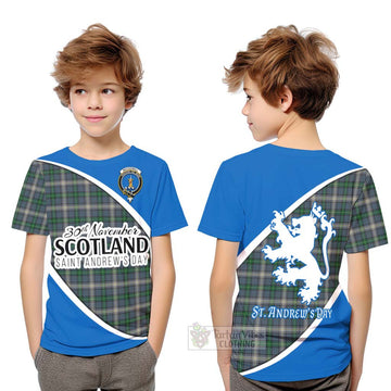 MacDowall (McDowall) Family Crest Tartan Kid T-Shirt Celebrate Saint Andrew's Day in Style Youth XL Size14 - Tartan Vibes Clothing