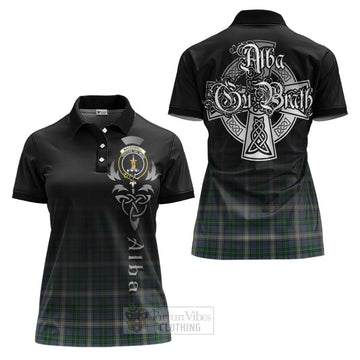 MacDowall (McDowall) Tartan Women's Polo Shirt Featuring Alba Gu Brath Family Crest Celtic Inspired Women - Tartan Vibes Clothing