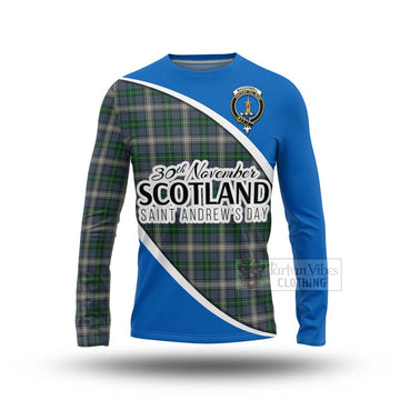 MacDowall (McDowall) Family Crest Tartan Long Sleeve T-Shirt Celebrate Saint Andrew's Day in Style Unisex - Tartan Vibes Clothing
