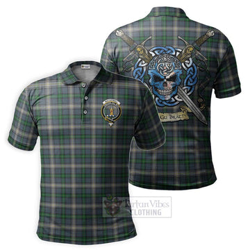 MacDowall (McDowall) Tartan Polo Shirt with Family Crest Celtic Skull Style Kid - Tartan Vibes Clothing