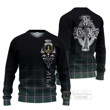 MacDowall (McDowall) Tartan Ugly Sweater Featuring Alba Gu Brath Family Crest Celtic Inspired Unisex - Tartan Vibes Clothing