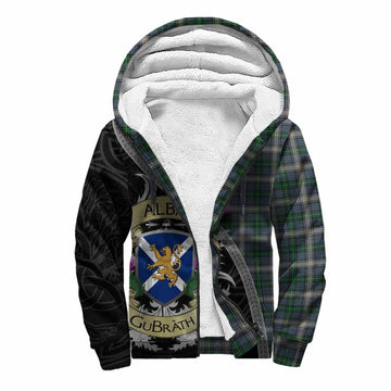 MacDowall (McDowall) Tartan Family Crest Sherpa Hoodie Lion Rampant Royal Thistle Shield Celtic Inspired Unisex S - Tartan Vibes Clothing