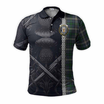 MacDowall (McDowall) Tartan Polo Shirt with Family Crest Cross Sword Thistle Celtic Vibes Kid - Tartan Vibes Clothing