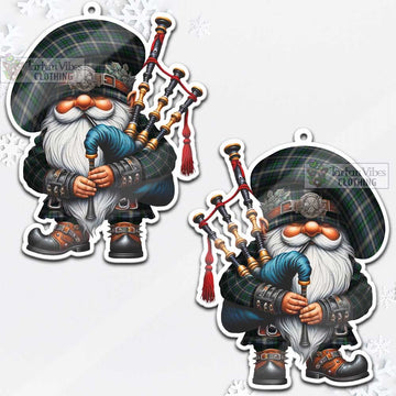 MacDowall (McDowall) Tartan Bagpiper Gnome Christmas Ornament - Tartan Vibes Clothing