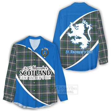 MacDowall (McDowall) Family Crest Tartan Women's Casual Shirt Celebrate Saint Andrew's Day in Style - Tartan Vibes Clothing