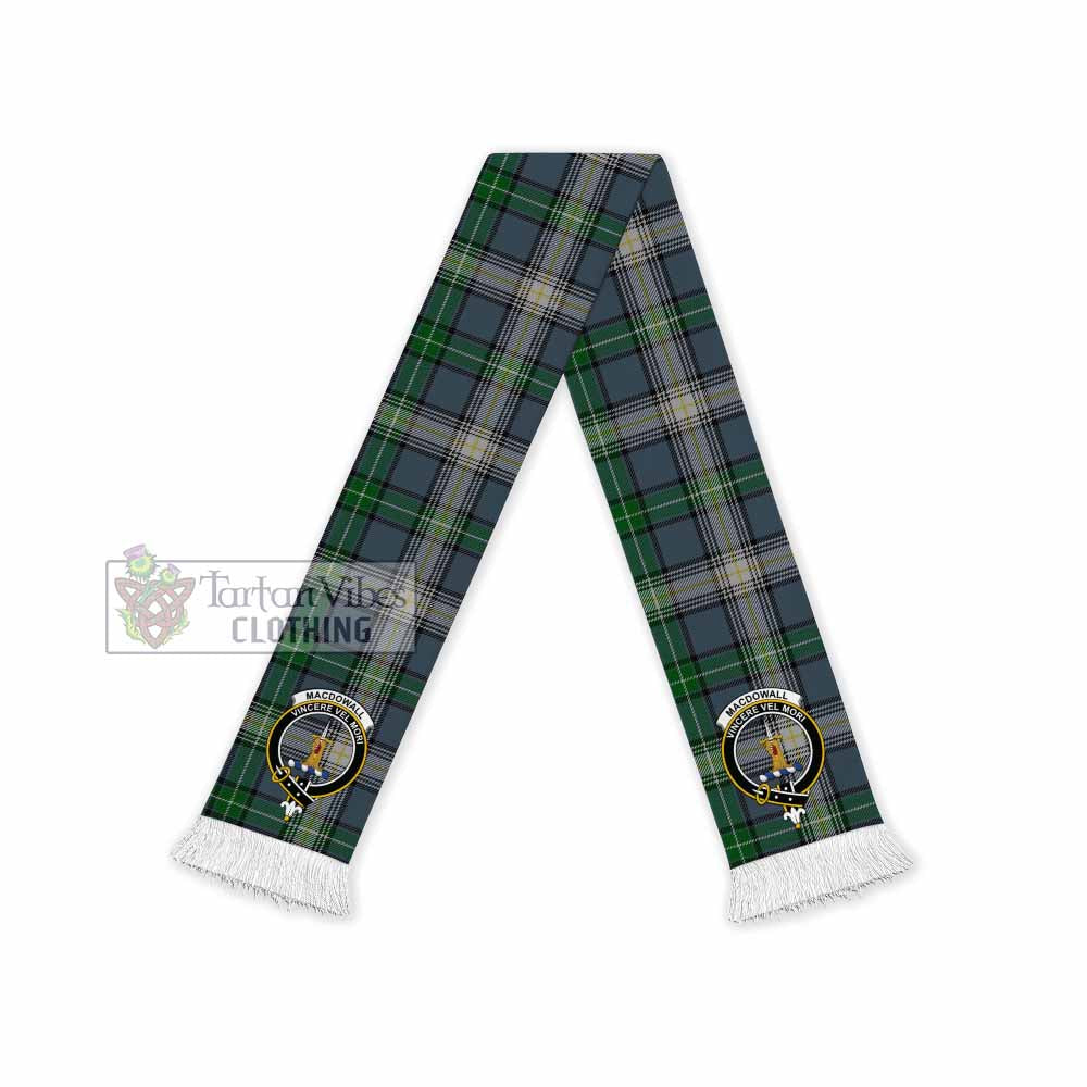 MacDowall (McDowall) Tartan Ruffneck Scarf with Family Crest - Tartan Vibes Clothing