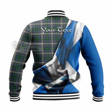 MacDowall (McDowall) Tartan Baseball Jacket with Family Crest Scotland Patriotic Style - Tartan Vibes Clothing