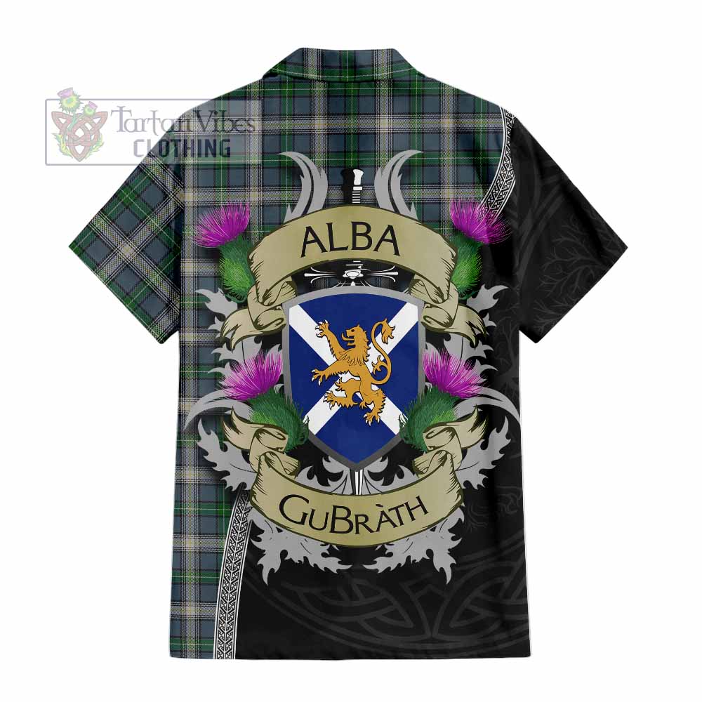 MacDowall (McDowall) Tartan Family Crest Hawaiian Shirt Lion Rampant Royal Thistle Shield Celtic Inspired - Tartan Vibes Clothing