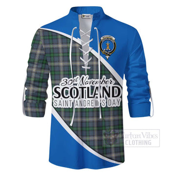 MacDowall (McDowall) Family Crest Tartan Ghillie Kilt Shirt Celebrate Saint Andrew's Day in Style - Tartan Vibes Clothing