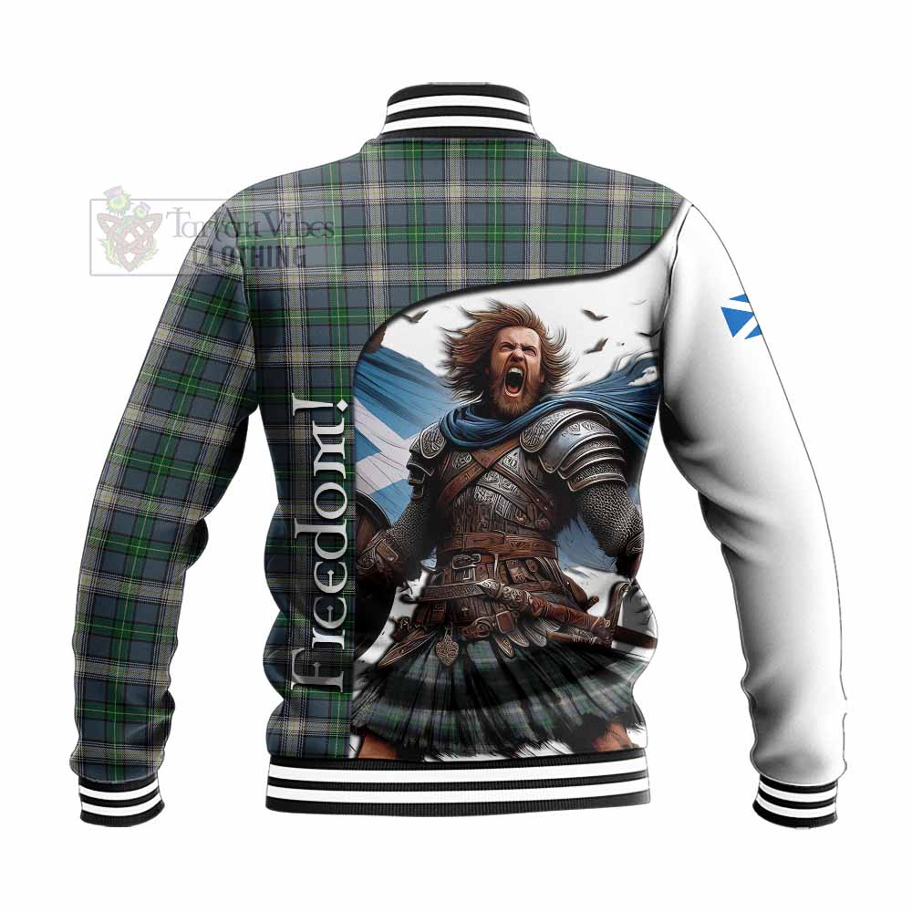 MacDowall (McDowall) Crest Tartan Baseball Jacket Inspired by the Freedom of Scottish Warrior - Tartan Vibes Clothing