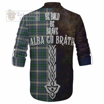 MacDowall (McDowall) Tartan Family Crest Ghillie Kilt Shirt Alba Gu Brath Be Brave Lion Ancient Style - Tartan Vibes Clothing