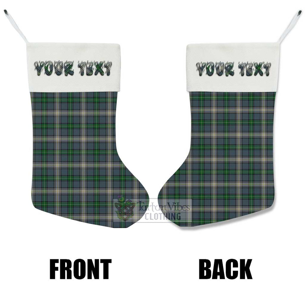 MacDowall (McDowall) Tartan Christmas Stocking with Personalized Text - Tartan Vibes Clothing