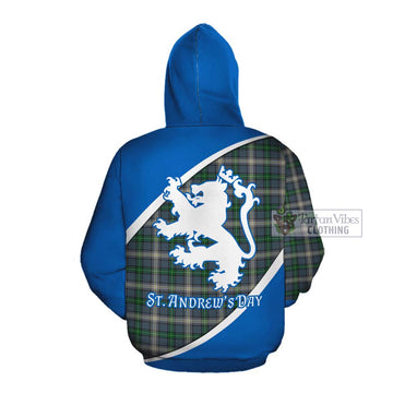 MacDowall (McDowall) Family Crest Tartan Cotton Hoodie Celebrate Saint Andrew's Day in Style Pullover Hoodie - Tartan Vibes Clothing