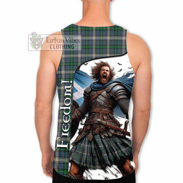 Tartan Vibes Clothing MacDowall (McDowall) Crest Tartan Men's Tank Top Inspired by the Freedom of Scottish Warrior
