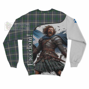 Tartan Vibes Clothing MacDowall (McDowall) Crest Tartan Sweatshirt Inspired by the Freedom of Scottish Warrior