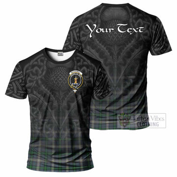 MacDowall (McDowall) Tartan T-Shirt with Family Crest Celtic Thistle Vibes