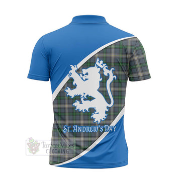 MacDowall (McDowall) Family Crest Tartan Zipper Polo Shirt Celebrate Saint Andrew's Day in Style - Tartan Vibes Clothing