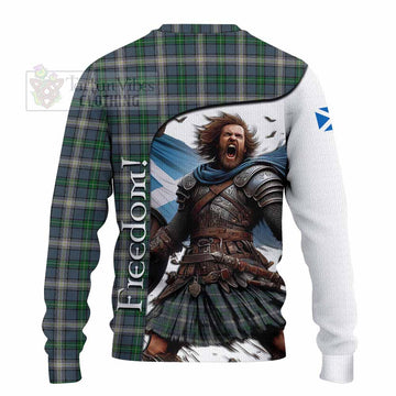 Tartan Vibes Clothing MacDowall (McDowall) Crest Tartan Knitted Sweater Inspired by the Freedom of Scottish Warrior