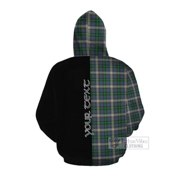 MacDowall (McDowall) Tartan Cotton Hoodie with Family Crest and Half Of Me Style Pullover Hoodie - Tartan Vibes Clothing